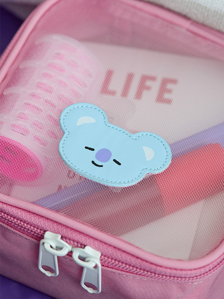 BT21 Basic Travel Mesh Pouch