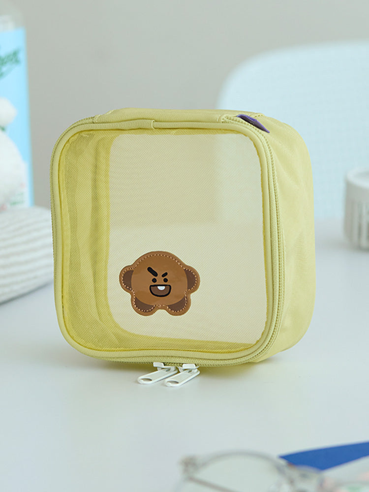 BT21 Basic Travel Mesh Pouch