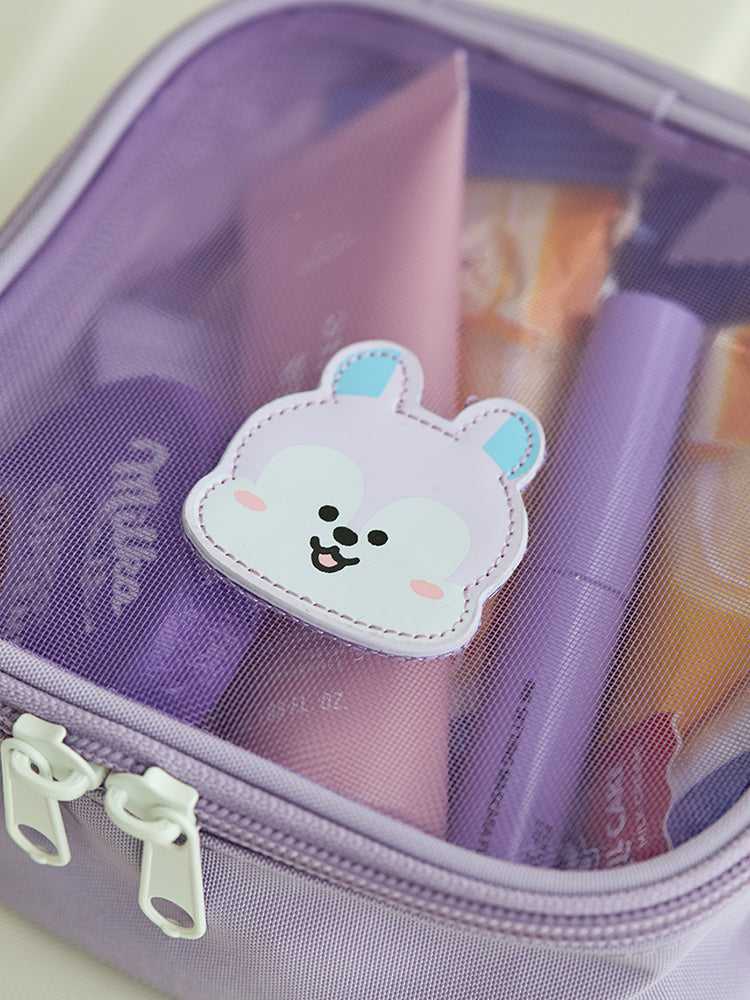 BT21 Basic Travel Mesh Pouch