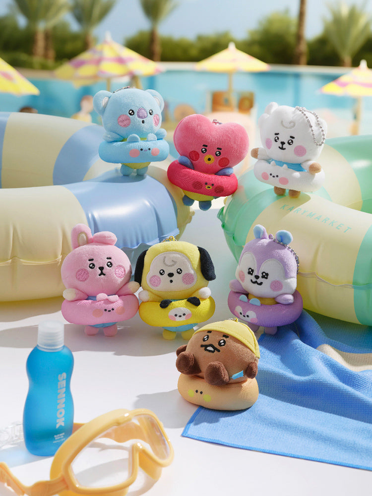 BT21 Splash Plush Keyring