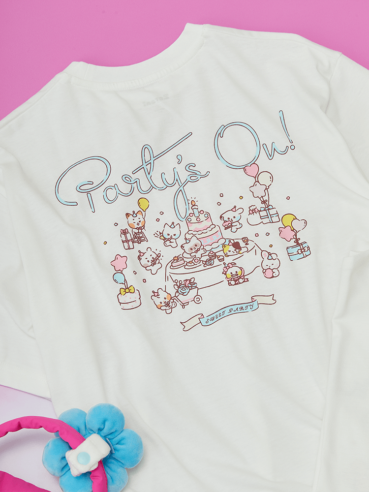 ZEROBASEONE zeroni Home Party T-Shirt – LINE FRIENDS_US ZEROBASEONE zeroni Home Party T-Shirt – LINE FRIENDS_US