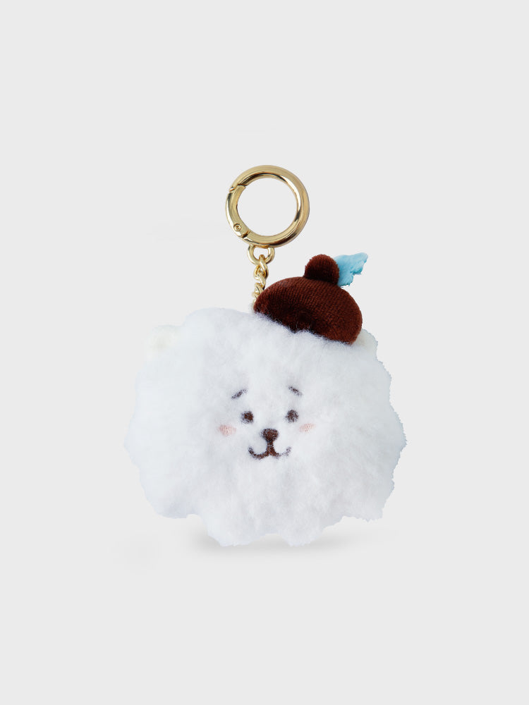 BT21 RJ HOPE IN LOVE Mini Plush Face Keychain