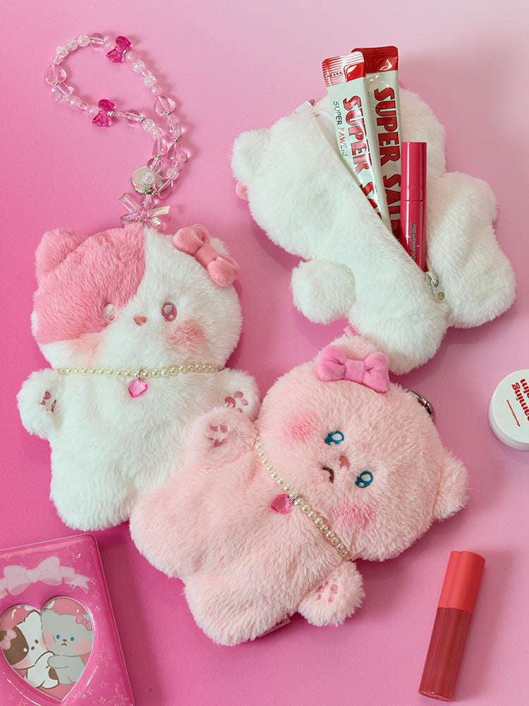 LINE FRIENDS minini catnini Pouch Keyring