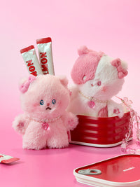 LINE FRIENDS minini catnini Mini Doll Keyring