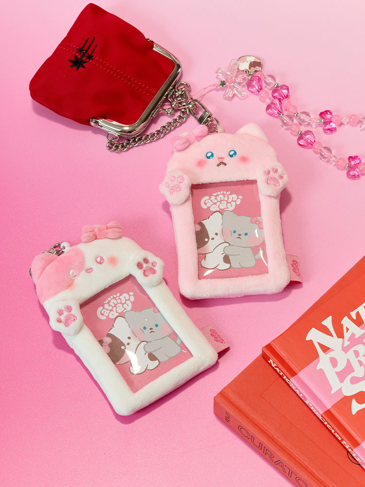 LINE FREIDNS minini catnini Photo Holder Keyring