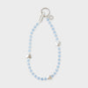 COLLER Heart Beads Strap Blue