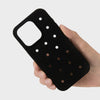 COLLER iPhone Silicone Hard Case Black