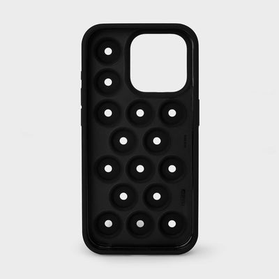 COLLER iPhone Silicone Hard Case Black