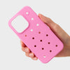 COLLER iPhone Silicone Hard Case Pink