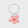 COLLER Metal Melting Flower Keyring Pink