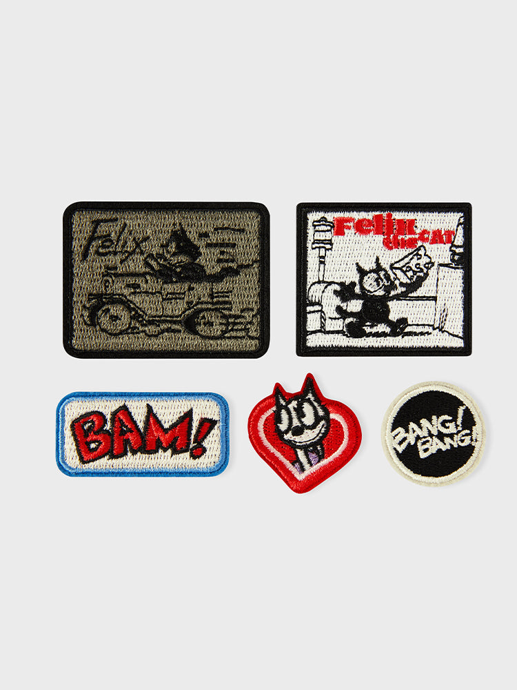 COLLER X Universal Embroidered Patch Sticon Set