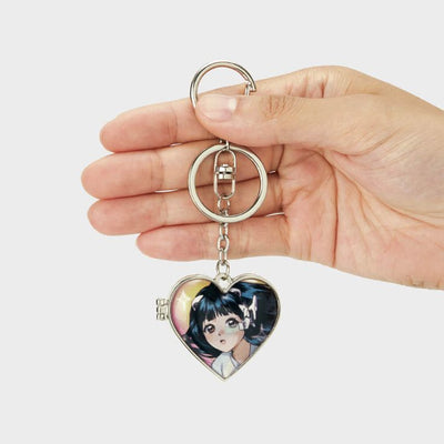 NewJeans Get Up Metal Mirror Keyring (HANNI)