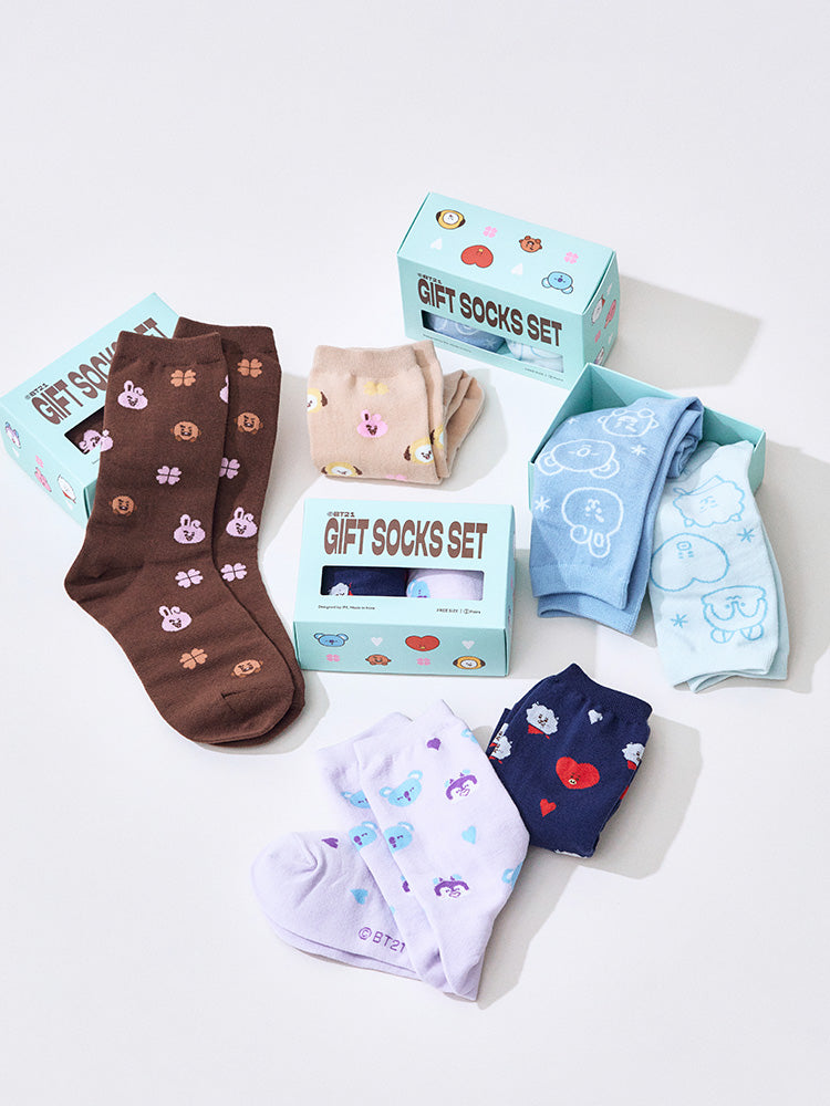 BT21 Basic Socks Gift Set