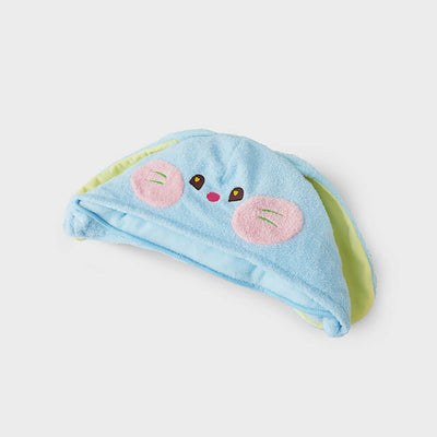 NewJeans bunini Hooded Blanket (Blue)