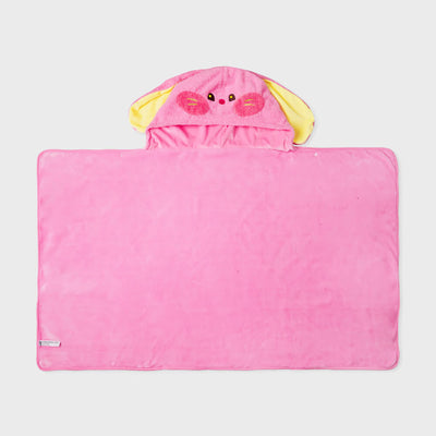 NewJeans bunini Hooded Blanket (Pink)