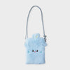 NewJeans bunini Plush Crossbody Mini Bag (Blue)