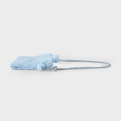 NewJeans bunini Plush Crossbody Mini Bag (Blue)