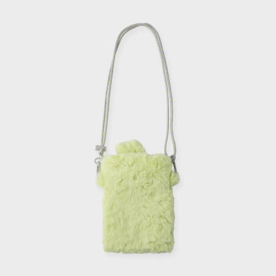 NewJeans bunini Plush Crossbody Mini Bag (Green)