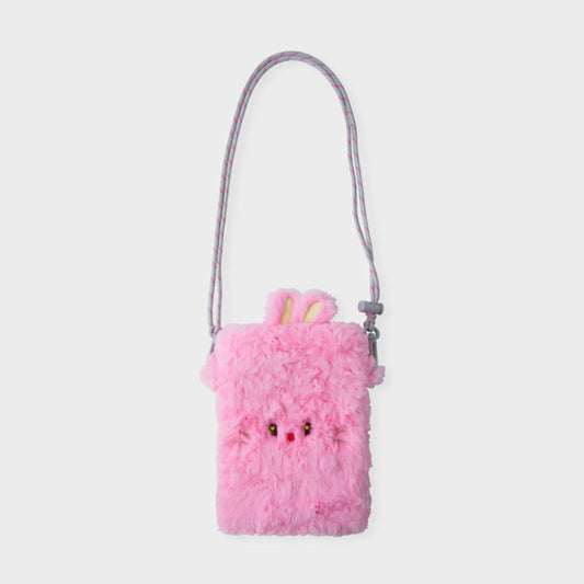 NewJeans bunini Plush Crossbody Mini Bag (Pink)