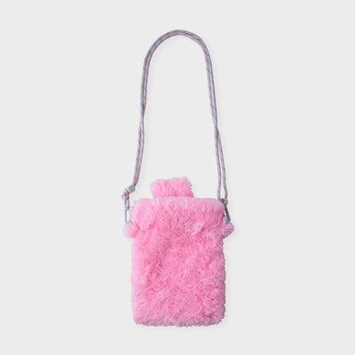 NewJeans bunini Plush Crossbody Mini Bag (Pink)