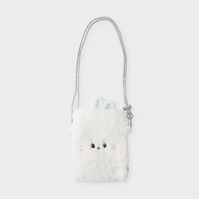 NewJeans bunini Plush Crossbody Mini Bag (White)