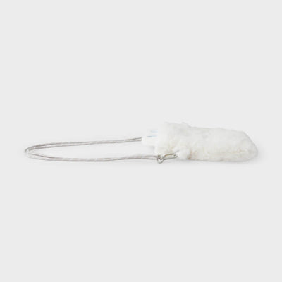 NewJeans bunini Plush Crossbody Mini Bag (White)