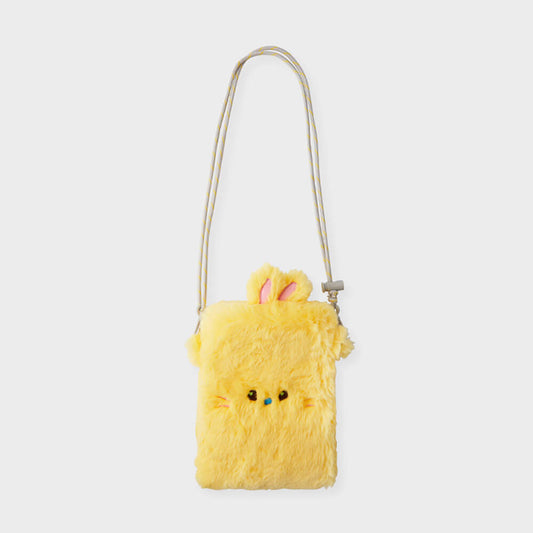 NewJeans bunini Plush Crossbody Mini Bag (Yellow)