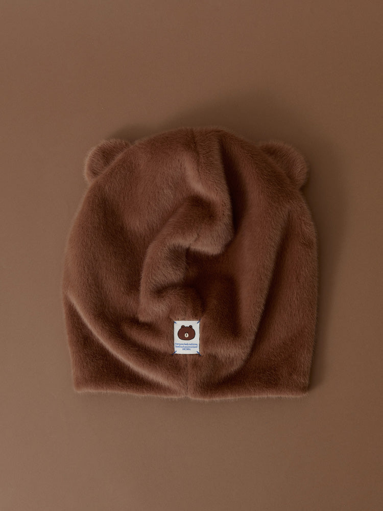 LINE FRIENDS HUG BROWN 3 Balaclava