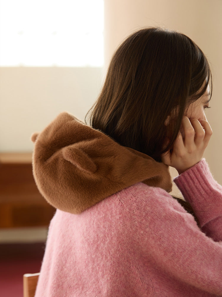 LINE FRIENDS HUG BROWN 3 Balaclava