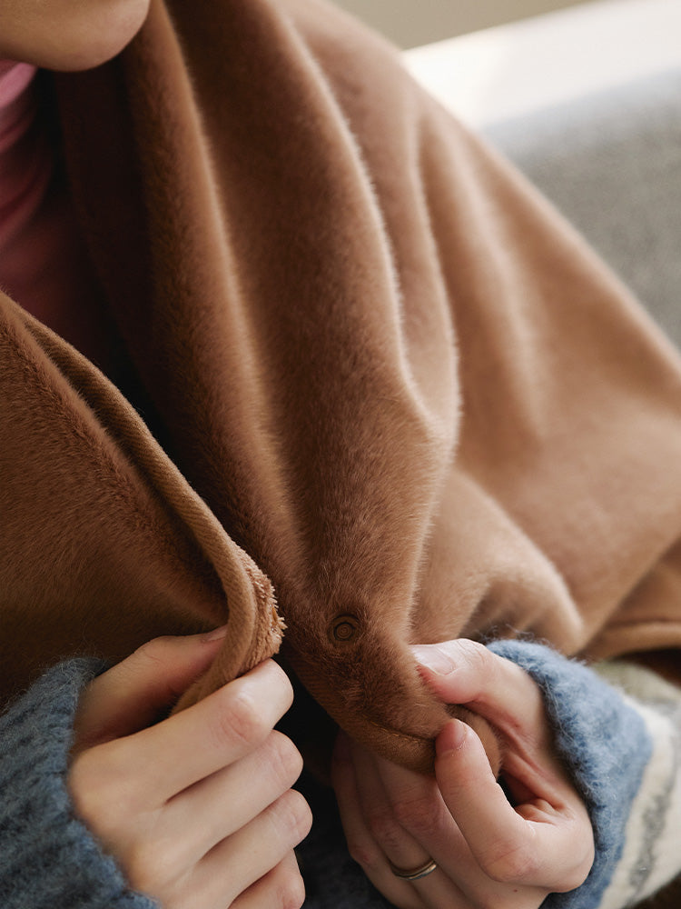 LINE FRIENDS HUG BROWN 3 Blanket