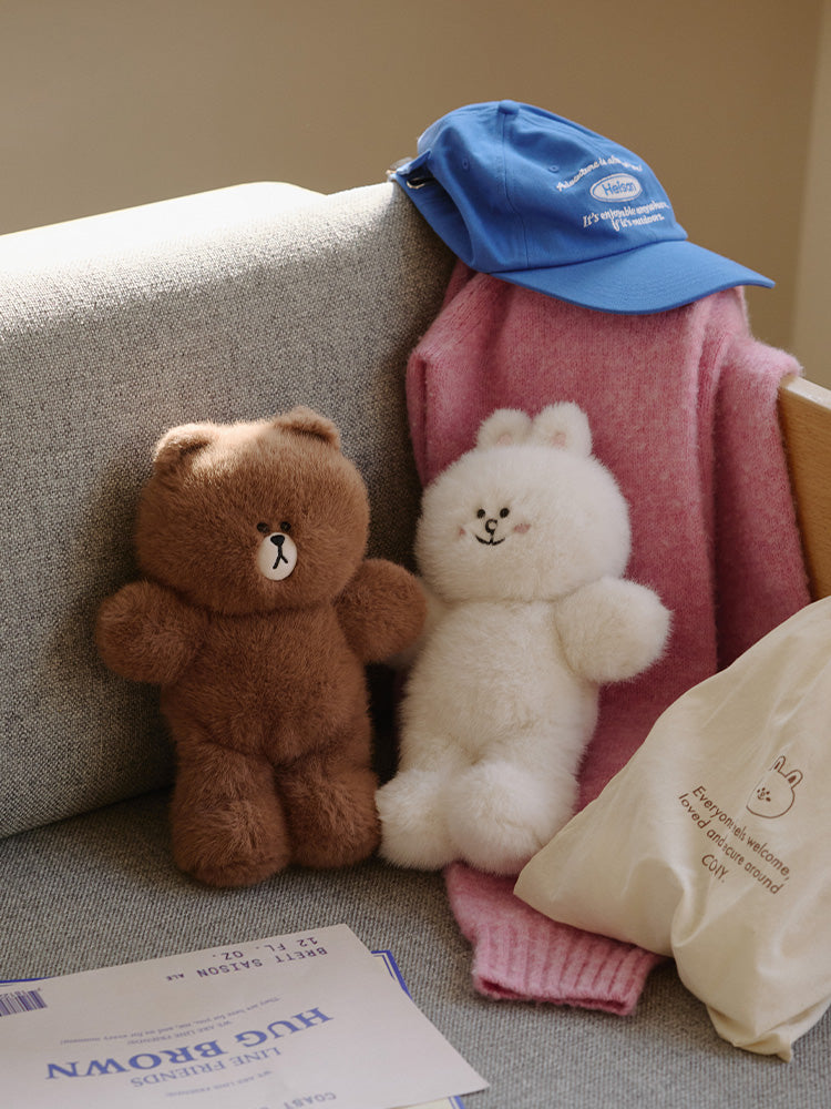 LINE FRIENDS HUG Brown 3 Medium Doll