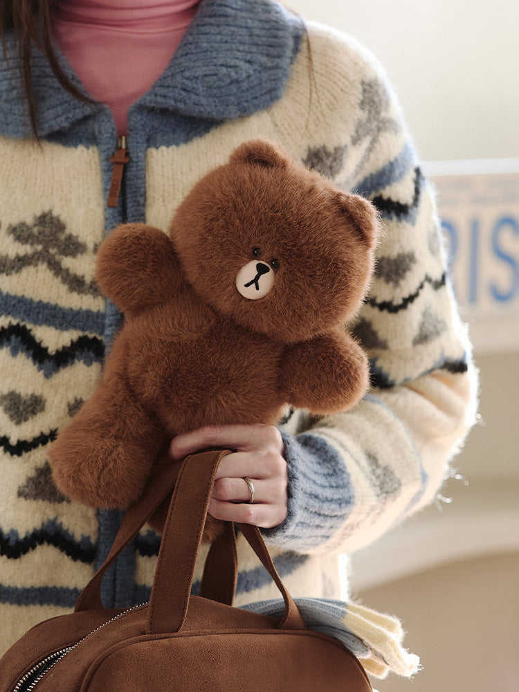 LINE FRIENDS HUG Brown 3 Medium Doll