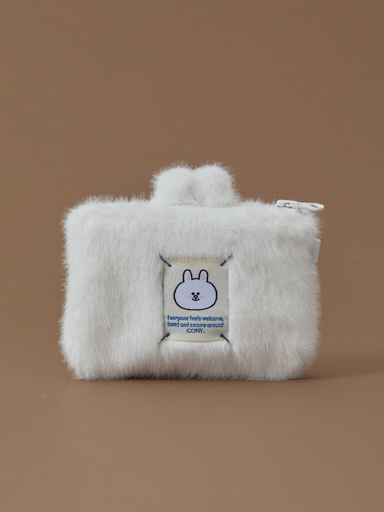 LINE FRIENDS HUG BROWN 3 Card Case