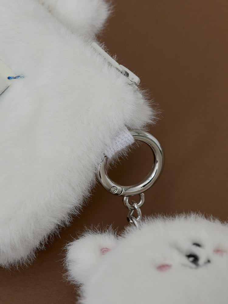 LINE FRIENDS HUG BROWN 3 Card Case