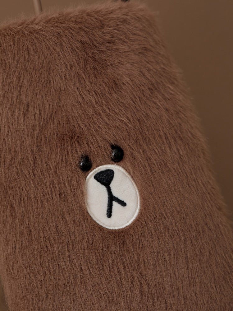 LINE FRIENDS HUG BROWN 3 Mini Cross Bag