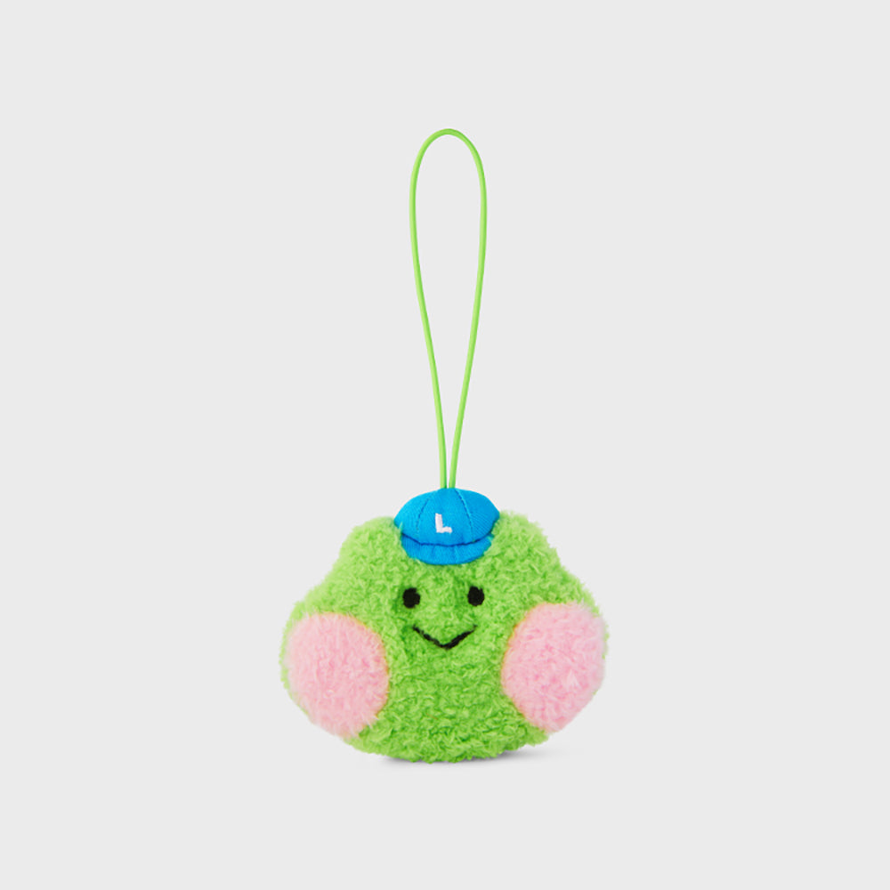 LINE FRIENDS lenini minini Adventure Nametag Keyring