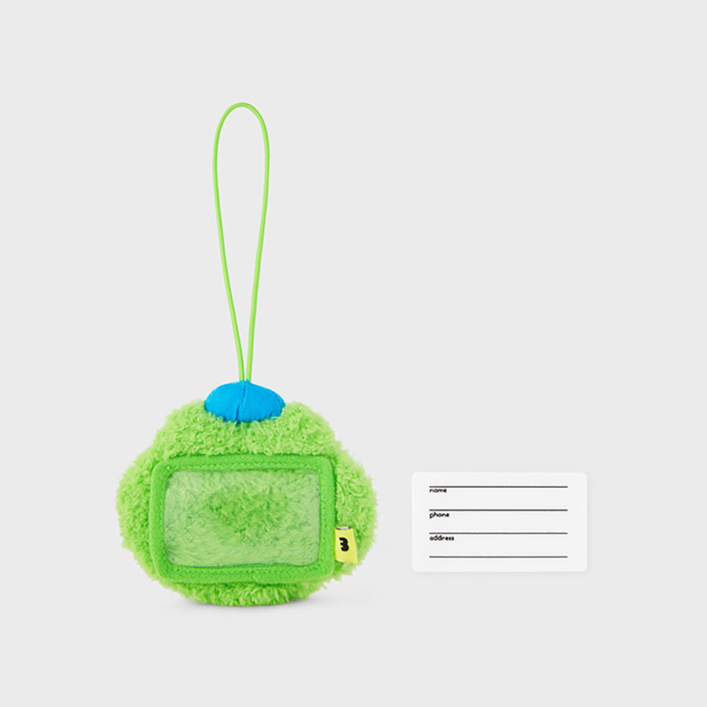 LINE FRIENDS lenini minini Adventure Nametag Keyring