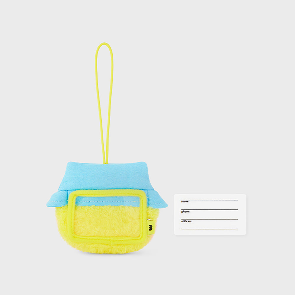 LINE FRIENDS selini minini Adventure Nametag Keyring