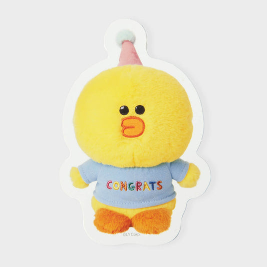 LINE FRIENDS minini selini Message Card