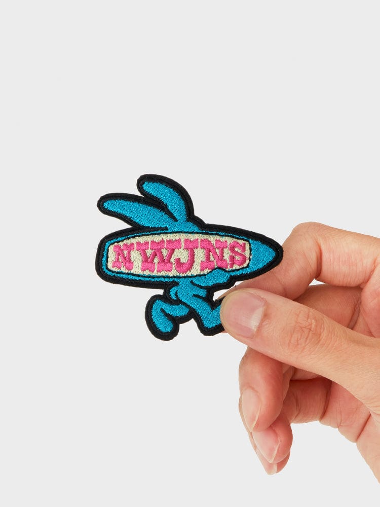 NewJeans X COLLER Get Up Rabbit Embroidered Patch Reversible