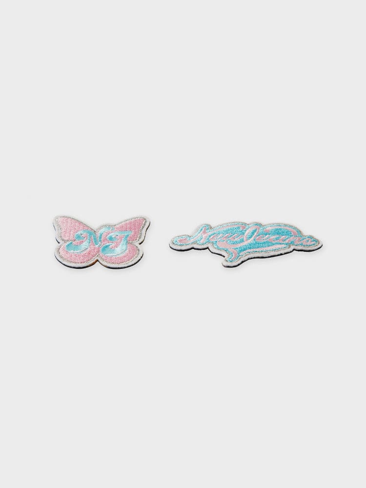 NewJeans X COLLER Get Up Logo Embroidered Patch Reversible Sticon
