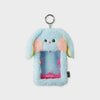 NewJeans bunini Plush Photo Card Holder Keyring (Blue)