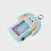 NewJeans bunini Plush Photo Card Holder Keyring (Blue)