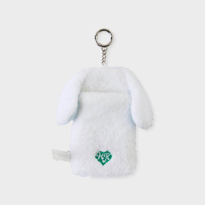 NewJeans bunini Plush Photo Card Holder Keyring (White)