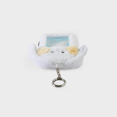 NewJeans bunini Plush Photo Card Holder Keyring (White)