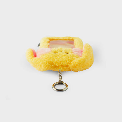 NewJeans bunini Plush Photo Card Holder Keyring (Yellow)