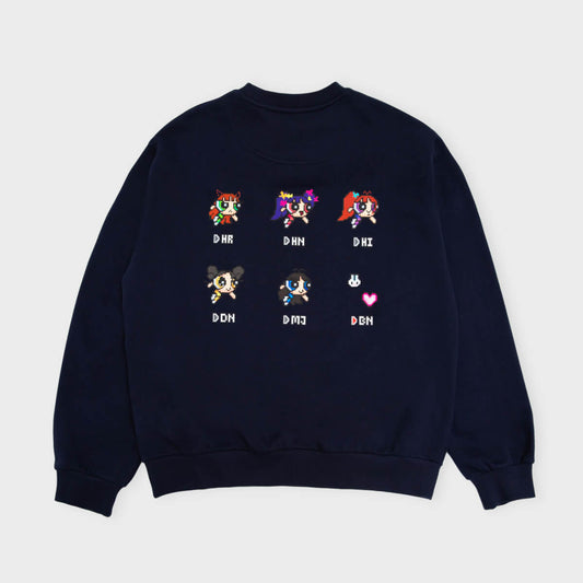 THE POWERPUFF GIRLS X NJ Sweatshirt (Navy)