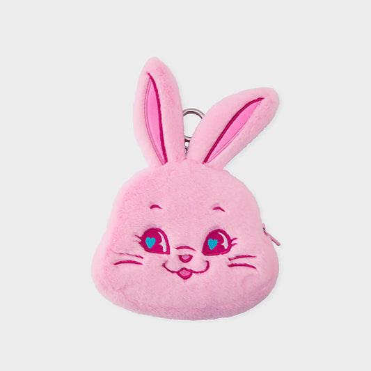 NewJeans TOKKI Plush Face Pouch (Pink)