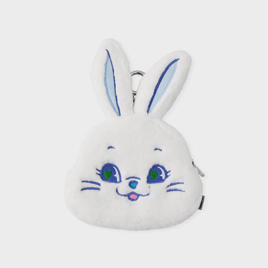 NewJeans TOKKI Plush Face Pouch (White)