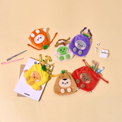 LINE FRIENDS mini Farm String Pouch